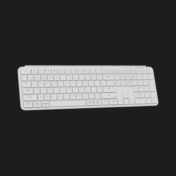 Клавіатура мембрана Keychron B6 Pro Ivory (White) (B6P-K8-UA)