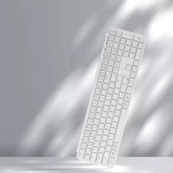 Клавіатура мембрана Keychron B6 Pro Ivory (White) (B6P-K8-UA)