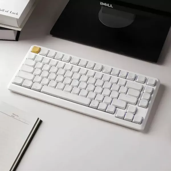 Ігрова клавіатура Keychron J1 82 Key RGB K Pro Banana (White) (J1-Q4-UA)