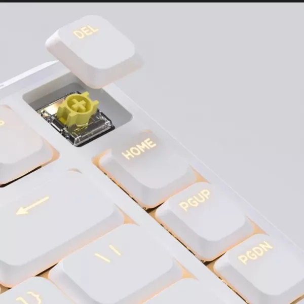 Ігрова клавіатура Keychron J1 82 Key RGB K Pro Brown (White) (J1-Q3-UA)
