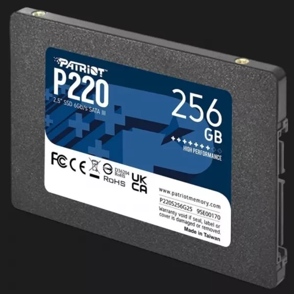 Накопичувач SSD Patriot P220 256GB SATA (P220S256G25)