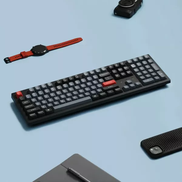 Ігрова клавіатура Keychron K10 Pro 108 Key RGB Hot-Swap K Pro Banana (Black) (K10P-H4-UA)