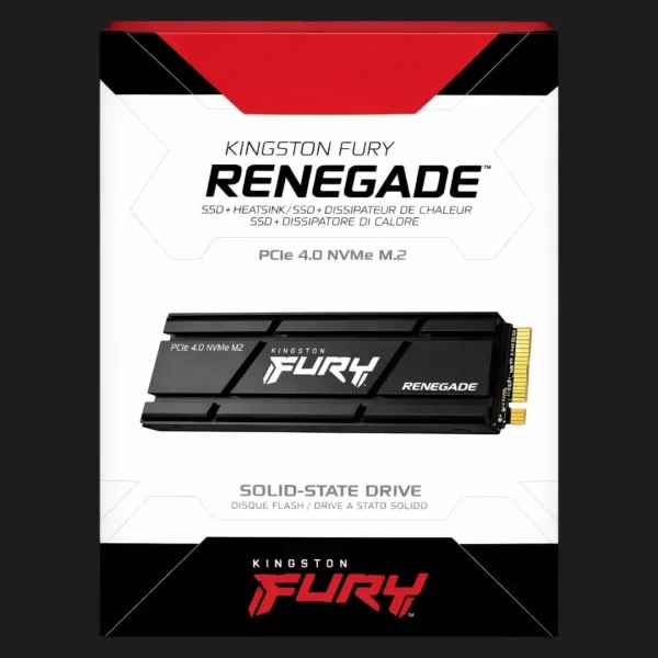 Накопичувач SSD Kingston Fury Renegade 2TB NVMe PCIe 4.0 (SFYRDK/2000G)