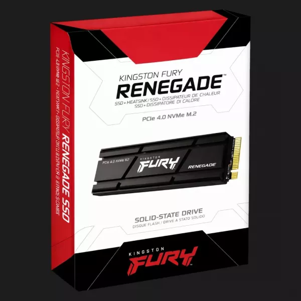 Накопичувач SSD Kingston Fury Renegade 2TB NVMe PCIe 4.0 (SFYRDK/2000G)