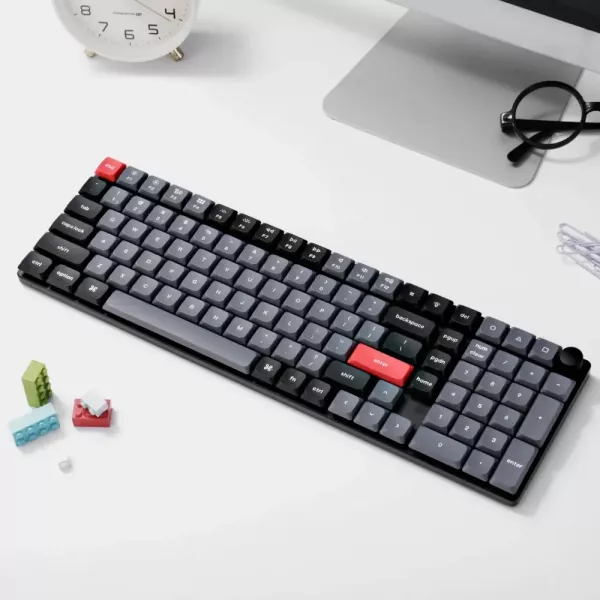 Ігрова клавіатура Keychron K17 Pro 103 Key RGB Hot-swap Gateron MX 2.0 Blue (Black) (K17P-H2-UA)