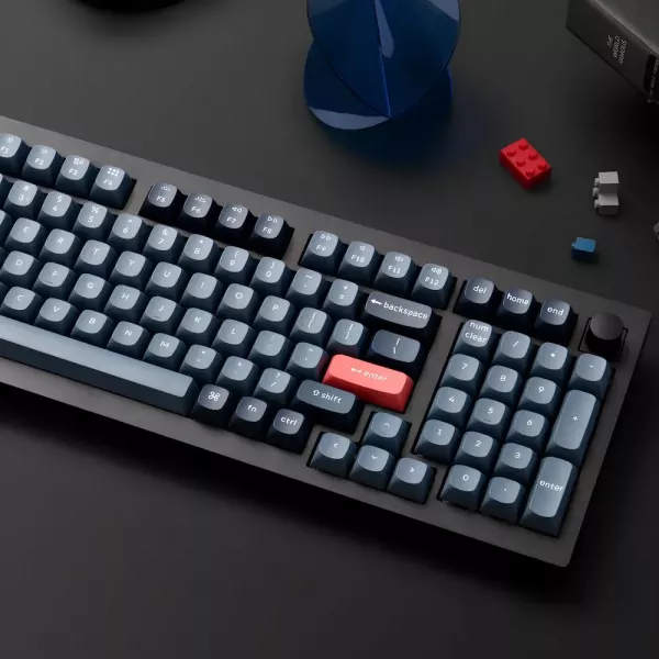 Ігрова клавіатура Keychron V5 Max 100 Key RGB Hot-Swap Gateron Jupiter Banana (Black) (V5M-D4-UA)