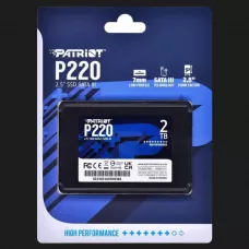 Накопичувач SSD Patriot P220 2TB SATA (P220S2TB25)