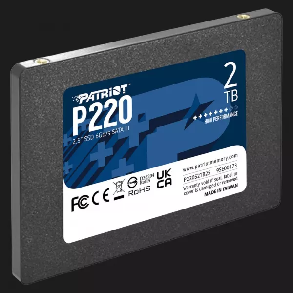 Накопичувач SSD Patriot P220 2TB SATA (P220S2TB25)