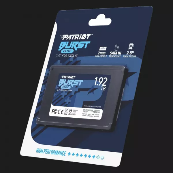 Накопичувач SSD Patriot Burst Elite 1.92TB SATA (PBE192TS25SSDR)