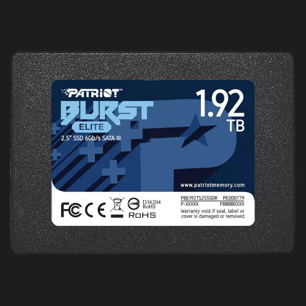 Накопичувач SSD Patriot Burst Elite 1.92TB SATA (PBE192TS25SSDR)