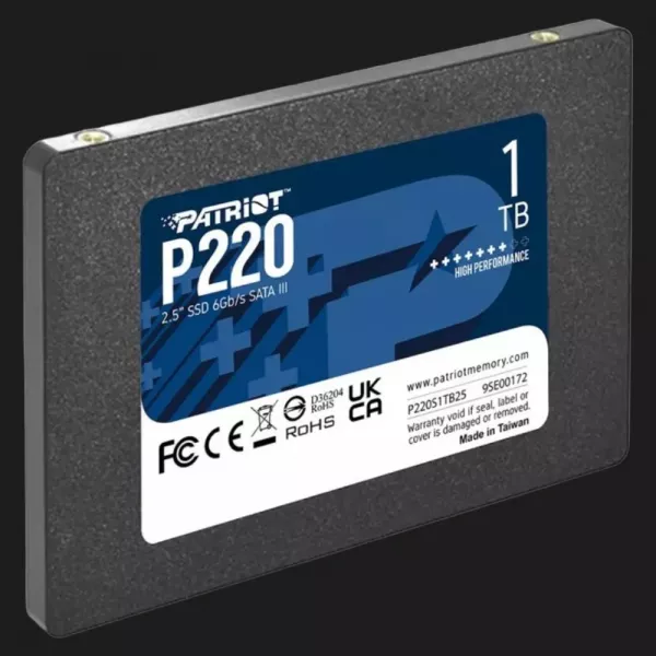 Накопичувач SSD Patriot P220 1TB SATA (P220S1TB25)