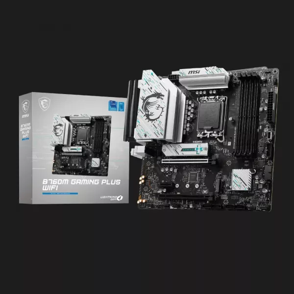 Материнська плата MSI B760 GAMING PLUS WIFI (B760 GAMING PLUS WIFI)