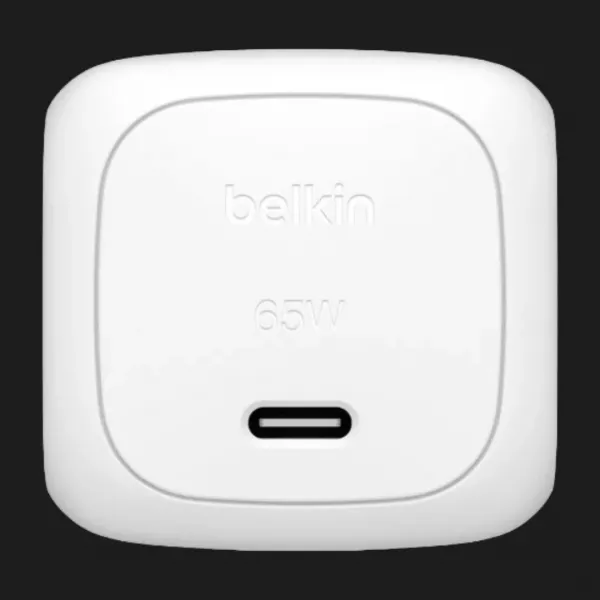 Блок живлення Belkin Home Charger 65W USB-С GAN PD PPS (White)