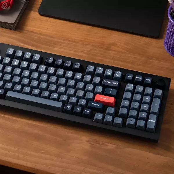 Ігрова клавіатура Keychron V5 Max 100 Key RGB Hot-Swap Gateron Jupiter Brown (Black) (V5M-D3-UA)