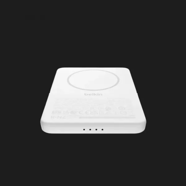 Зарядний пристрій Power Bank Belkin 5000mAh Slim Magnetic (White)