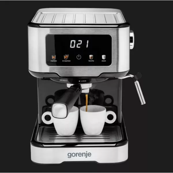Кавоварка ріжкова Gorenje ESCM15CD (Silver/Black)