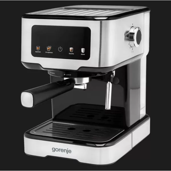 Кавоварка ріжкова Gorenje ESCM15CD (Silver/Black)