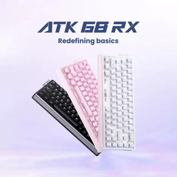 Ігрова клавіатура ATK 68 RX eSports Hall Effect (Black) (ATK 68 RX black)