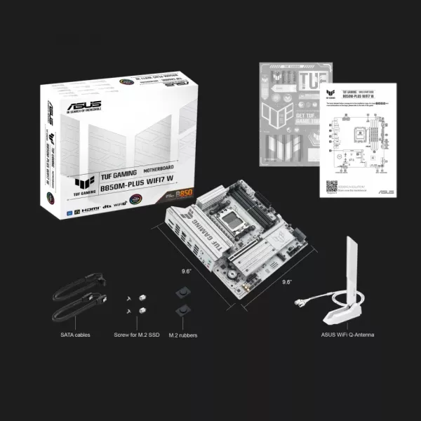 Материнська плата ASUS TUF GAMING B850M-PLUS WIFI7 W (90MB1MD0-M0EAY0)