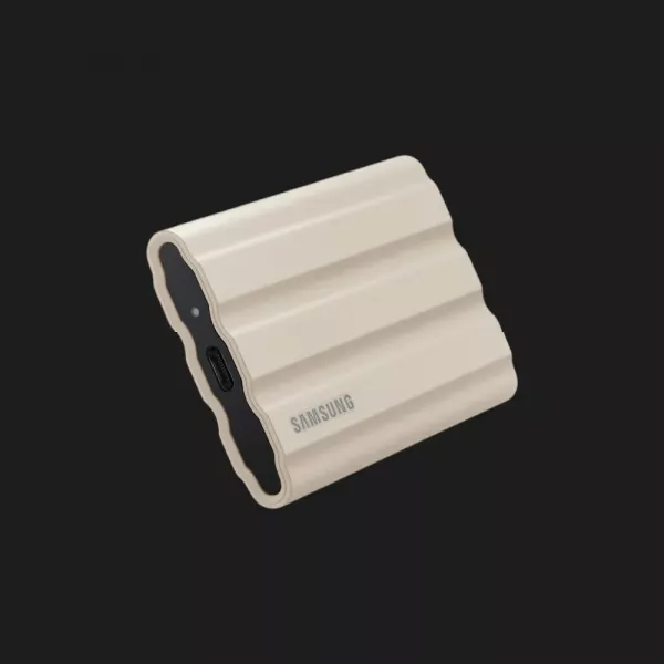 Зовнішній SSD-накопичувач Samsung T7 Shield 2TB (Beige)