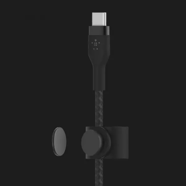 Кабель Belkin Braided Silicone USB-С to Lightning 1m (Black)