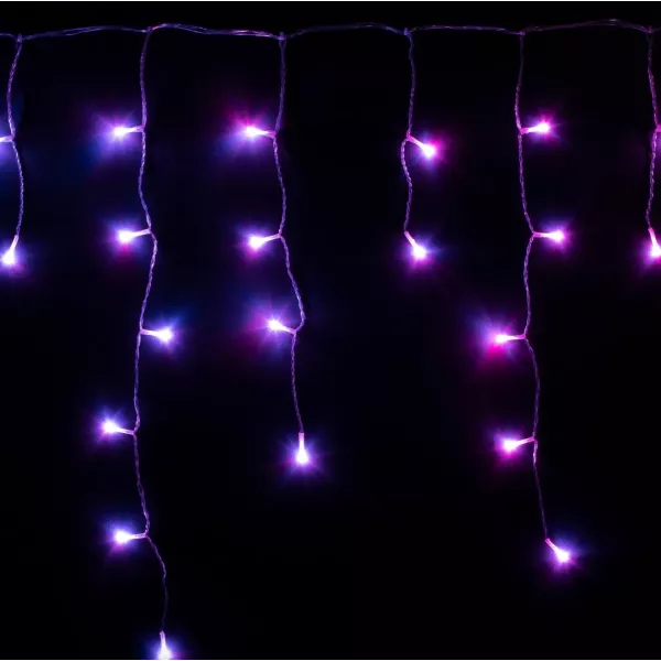 Гірлянда Smart LED Twinkly Icicle RGB 190, Gen II, IP44, довжина 5м, кабель прозорий