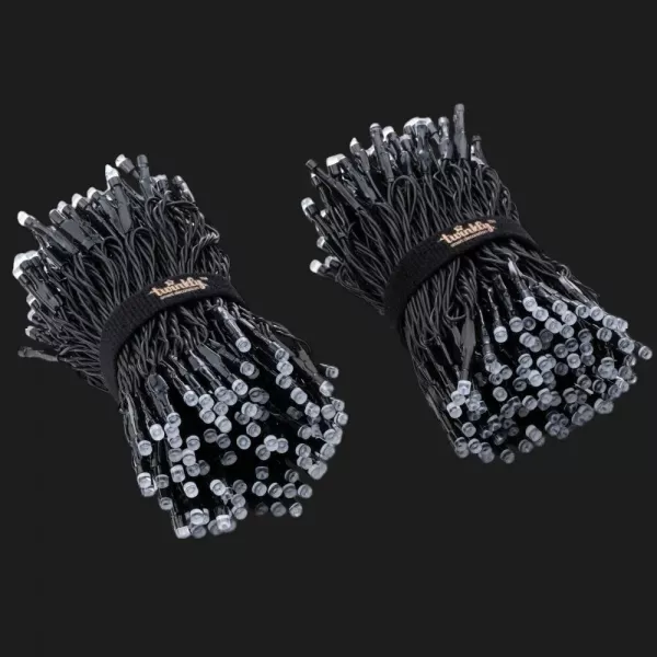 Гірлянда Smart LED Twinkly Strings RGB 400, Gen II, IP44, довжина 32м, кабель чорний