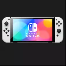 Портативна ігрова приставка Nintendo Switch OLED with White Joy-Con (045496453435)