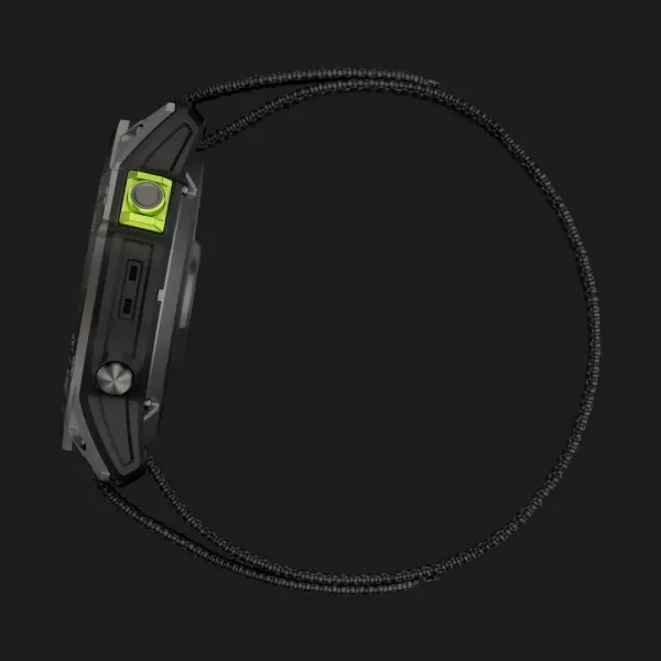 Garmin Enduro 2 Carbon Gray DLC Titanium with Black UltraFit Nylon Strap