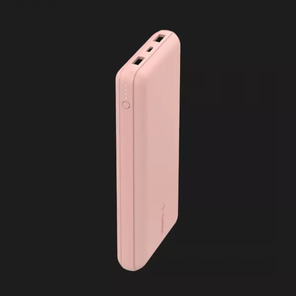 Портативний акумулятор Power Bank Belkin 20000mAh, 15W, Dual USB-A, USB-C (Rose Gold)