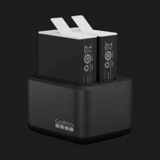 Подвійний зарядний пристрій GoPro Dual Battery Charger + Акумулятор Enduro 2 шт для Hero11/10/9 (ADDBD-211-EU)