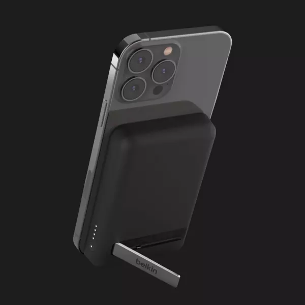 Безпровідний повербанк Power Bank Belkin MagSafe Wireless with Stand (5000mAh) (Black)