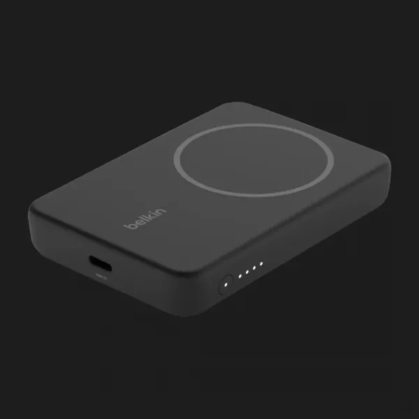 Безпровідний повербанк Power Bank Belkin MagSafe Wireless with Stand (5000mAh) (Black)