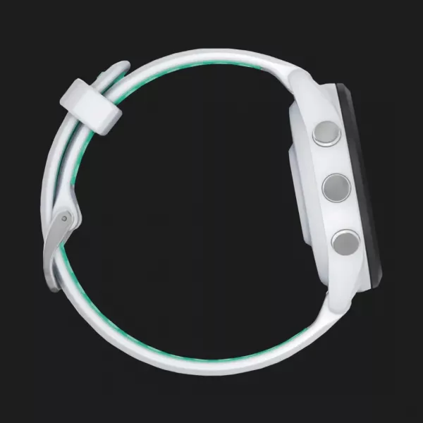 Garmin Forerunner 265S Black Bezel, Whitestone Case, Whitestone/Neo Tropic Silicone Band