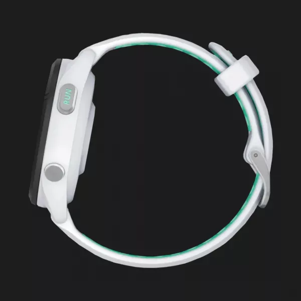 Garmin Forerunner 265S Black Bezel, Whitestone Case, Whitestone/Neo Tropic Silicone Band