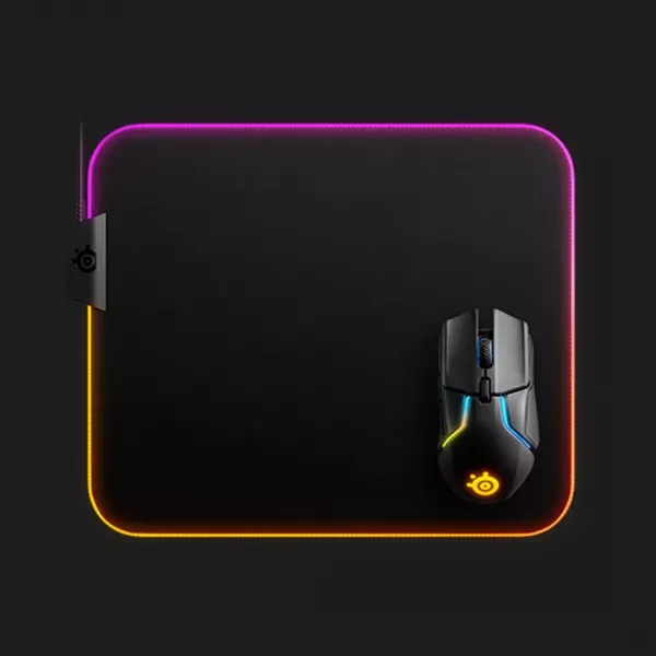 Килимок для миші SteelSeries QcK Prism Cloth Medium RGB (Black) (UA)