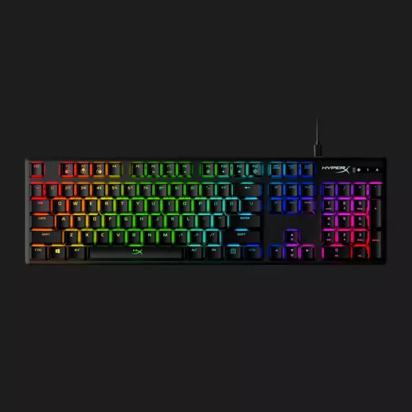 Клавіатура ігрова HyperX Alloy Origins Red USB RGB (Black) (UA)