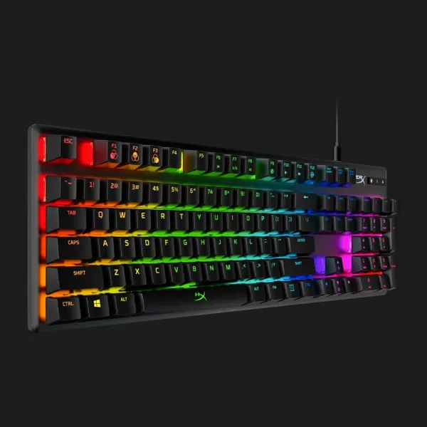 Клавіатура ігрова HyperX Alloy Origins Red USB RGB (Black) (UA)