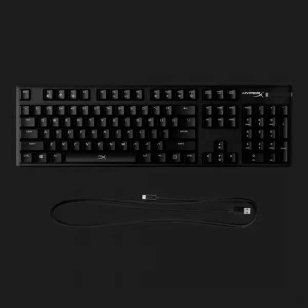 Клавіатура ігрова HyperX Alloy Origins Red USB RGB (Black) (UA)
