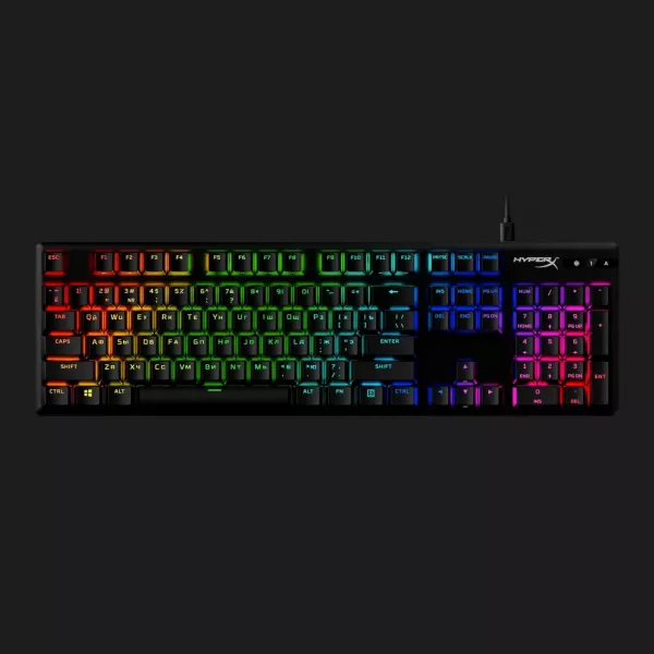 Клавіатура ігрова HyperX Alloy Origins Aqua USB RGB PBT (Black) (UA)
