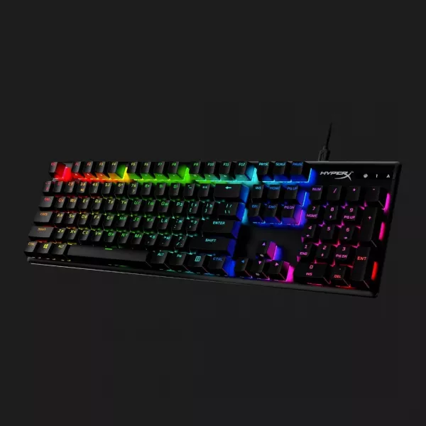 Клавіатура ігрова HyperX Alloy Origins Aqua USB RGB PBT (Black) (UA)