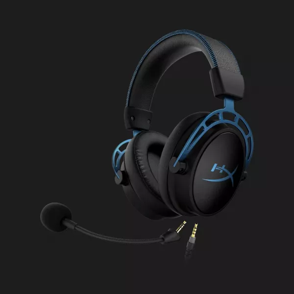 Ігрова гарнітура HyperX Cloud Alpha S 7.1 3.5mm/USB (Black/Blue)