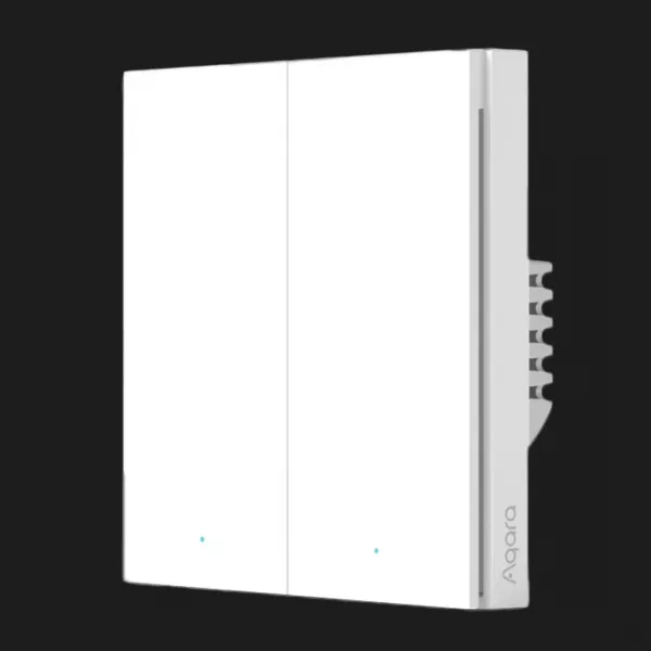Розумний вимикач Aqara Smart Wall Switch H1 (no neutral, double rocker)