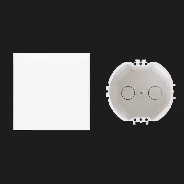 Розумний вимикач Aqara Smart Wall Switch H1 (no neutral, double rocker)