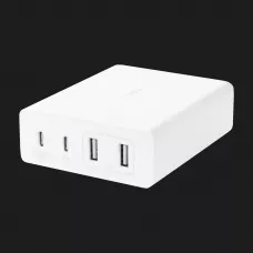 Зарядний пристрій Belkin 4-Port GaN 108W 2x USB-C, 2x USB-A (White)