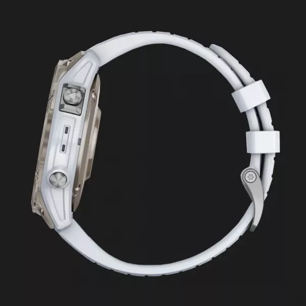 Garmin Epix Pro (Gen 2) Sapphire 47mm Titanium with Whitestone Band