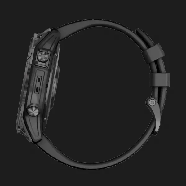 Garmin Fenix 7X Pro Sapphire Solar Carbon Gray DLC Titanium with Black Band