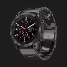 Garmin Fenix 7X Pro Sapphire Solar Carbon Gray DLC Titanium with Titanium Band