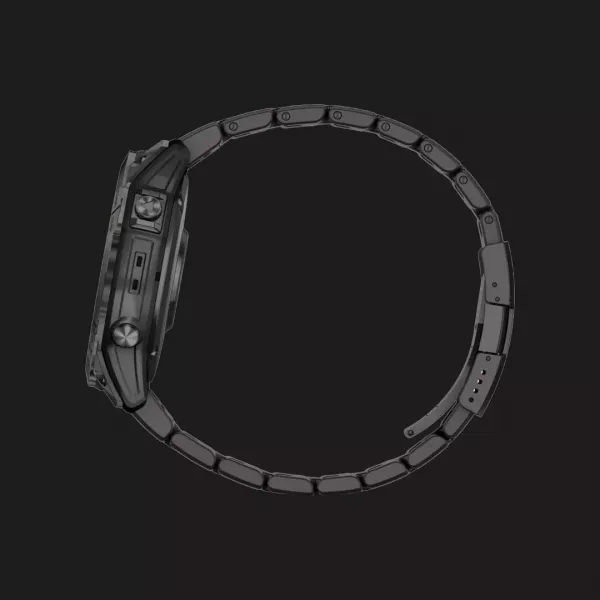 Garmin Fenix 7X Pro Sapphire Solar Carbon Gray DLC Titanium with Titanium Band