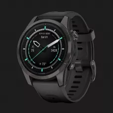 Garmin Epix Pro (Gen 2) Sapphire 42mm Carbon Gray DLC Titanium with Black Band